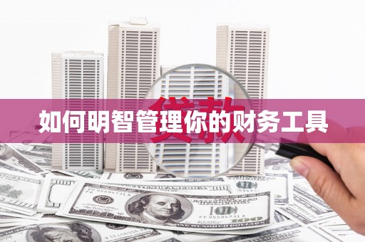 仑背如何明智管理你的财务工具
