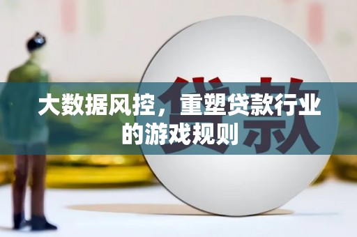 仑背大数据风控，重塑贷款行业的游戏规则
