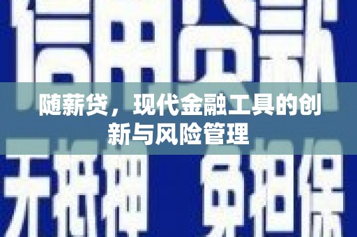 仑背随薪贷，现代金融工具的创新与风险管理