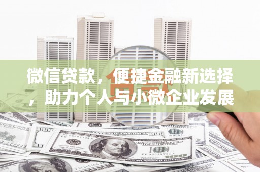 仑背微信贷款，便捷金融新选择，助力个人与小微企业发展