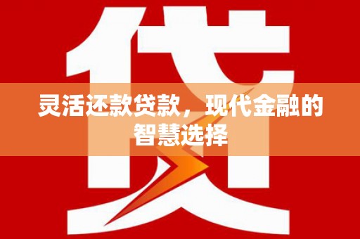 仑背灵活还款贷款，现代金融的智慧选择