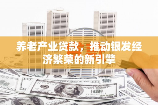 仑背养老产业贷款，推动银发经济繁荣的新引擎