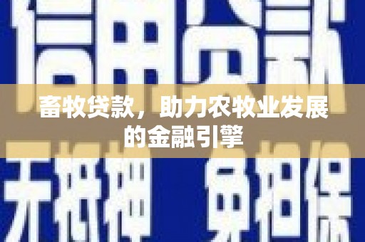 仑背畜牧贷款，助力农牧业发展的金融引擎