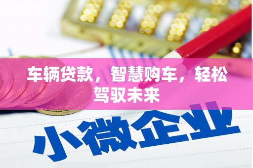 仑背车辆贷款，智慧购车，轻松驾驭未来