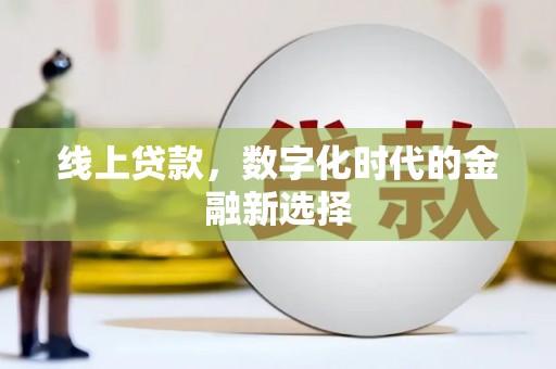 仑背线上贷款，数字化时代的金融新选择
