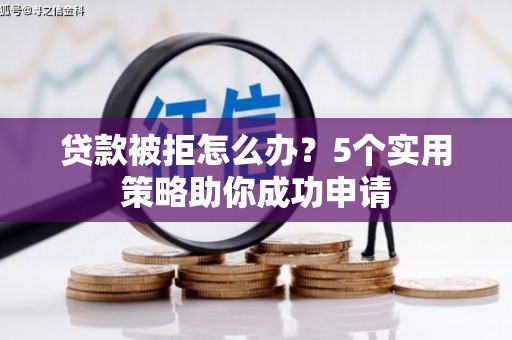 仑背贷款被拒怎么办？5个实用策略助你成功申请