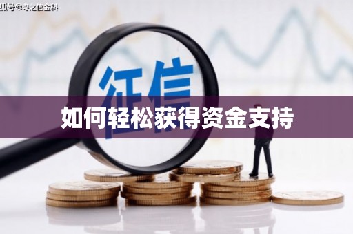 仑背如何轻松获得资金支持